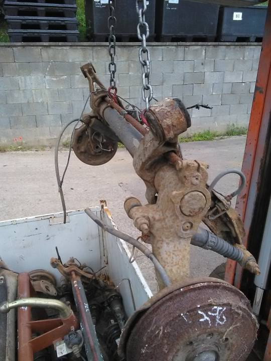 Zadní náprava - CITROEN - BERLINGO / BERLINGO FIRST velkoprostorová limuzína (MF, GJK,