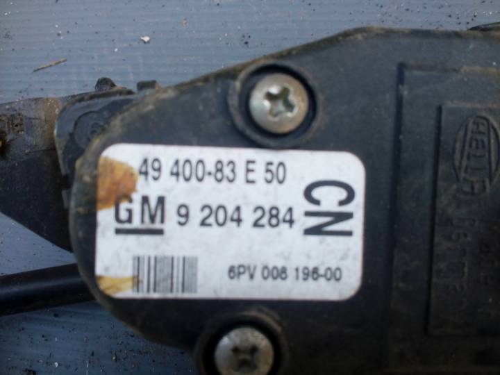 Plynový pedál - OPEL - AGILA (A) (H00)