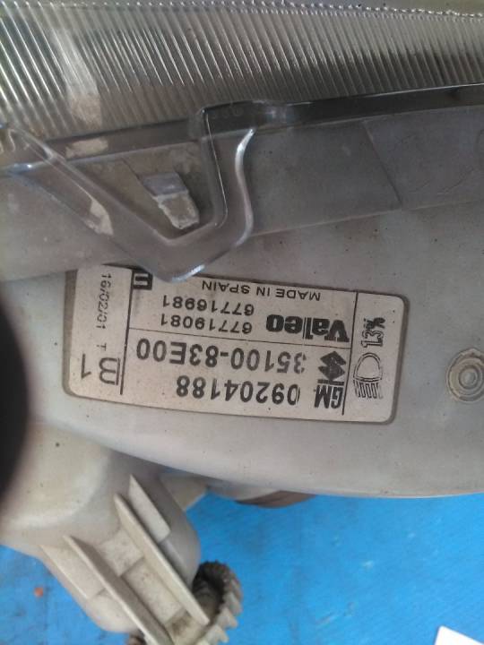 Pravé přední světlo - OPEL - AGILA (A) (H00)