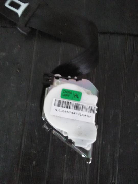 Bezpečnostní pás 1 ks zadní - ŠKODA - FABIA II (542)