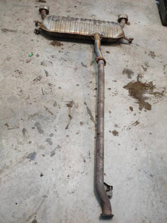 Tlumič výfuku + potrubí - HYUNDAI - TUCSON (JM)