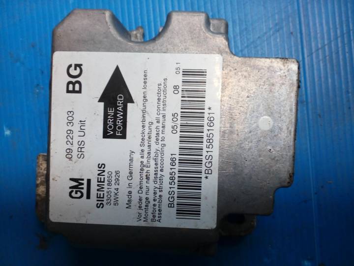 Řídící jednotka - OPEL - ZAFIRA A velkoprostorová limuzína (T98)