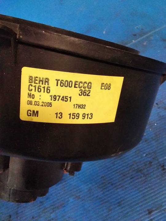 Ventilátor topení - OPEL - ZAFIRA A velkoprostorová limuzína (T98)